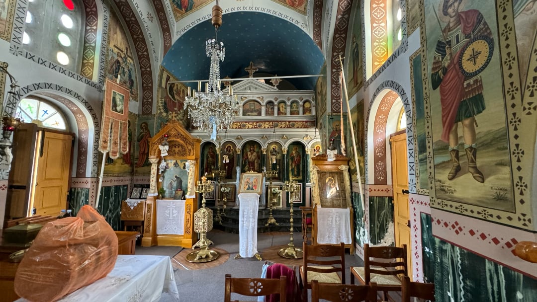 Kloster Koroni Gebetskapelle innen