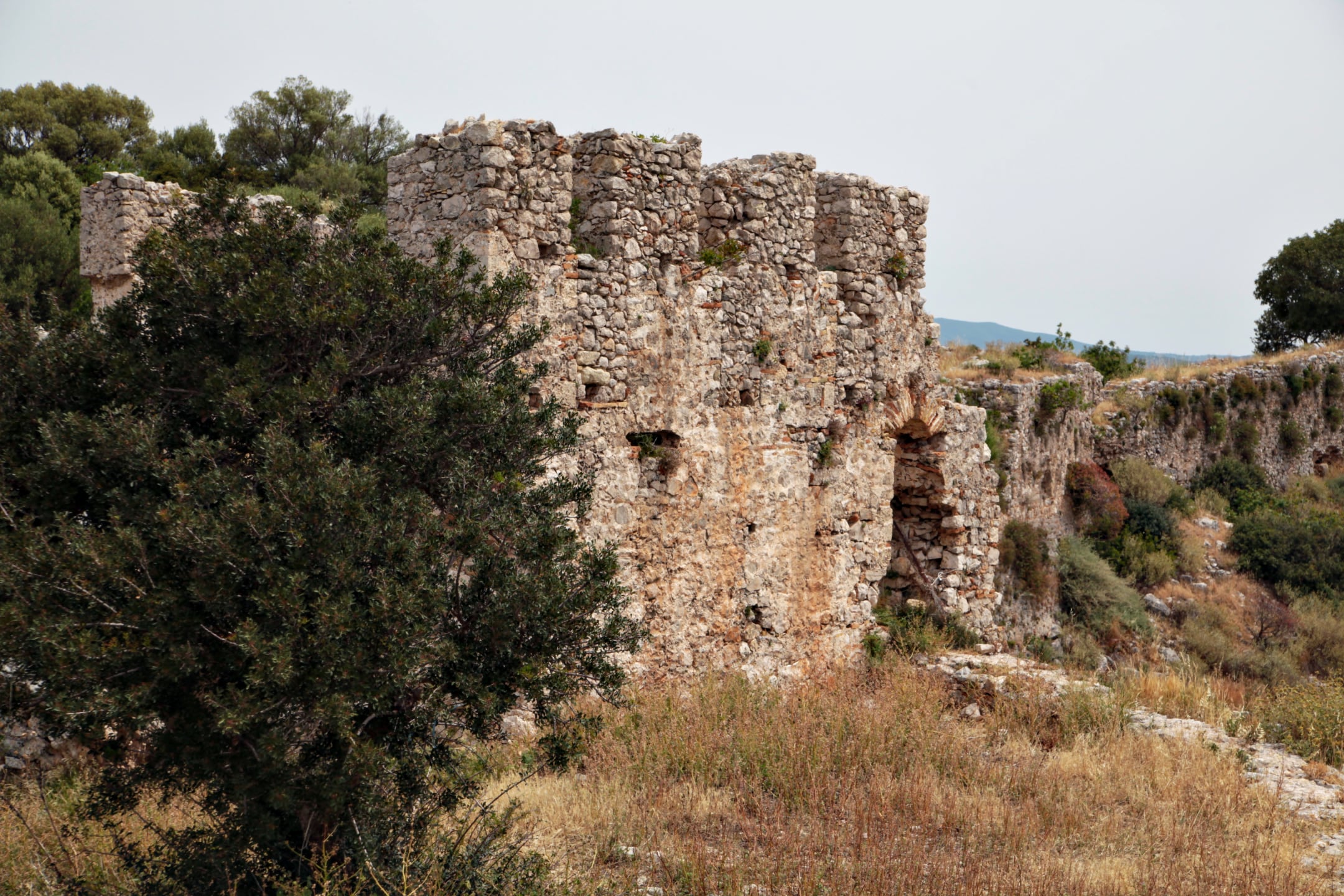 Palaiokastro Navarino Burgmauer