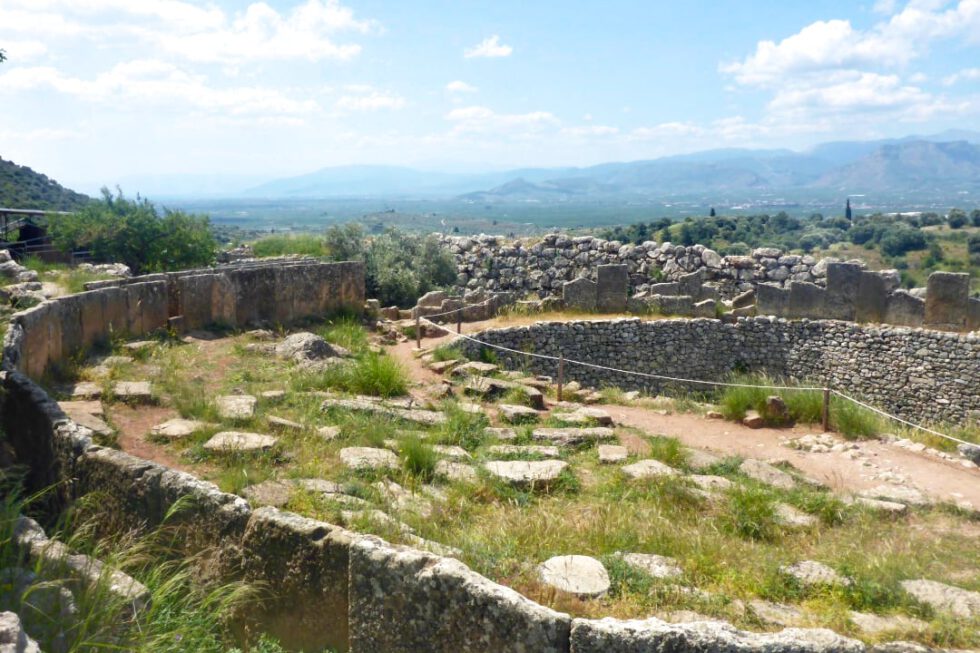 Mykene Insel Mykene, eine bedeutende archäologische Stätte in Griechenland